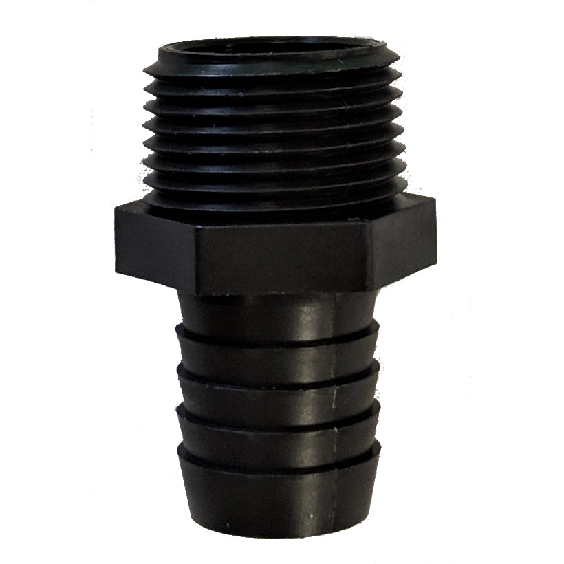 Miraco 3/4 inch Male x barb fitting #396 - genuine Miraco automatic waterer replacement part