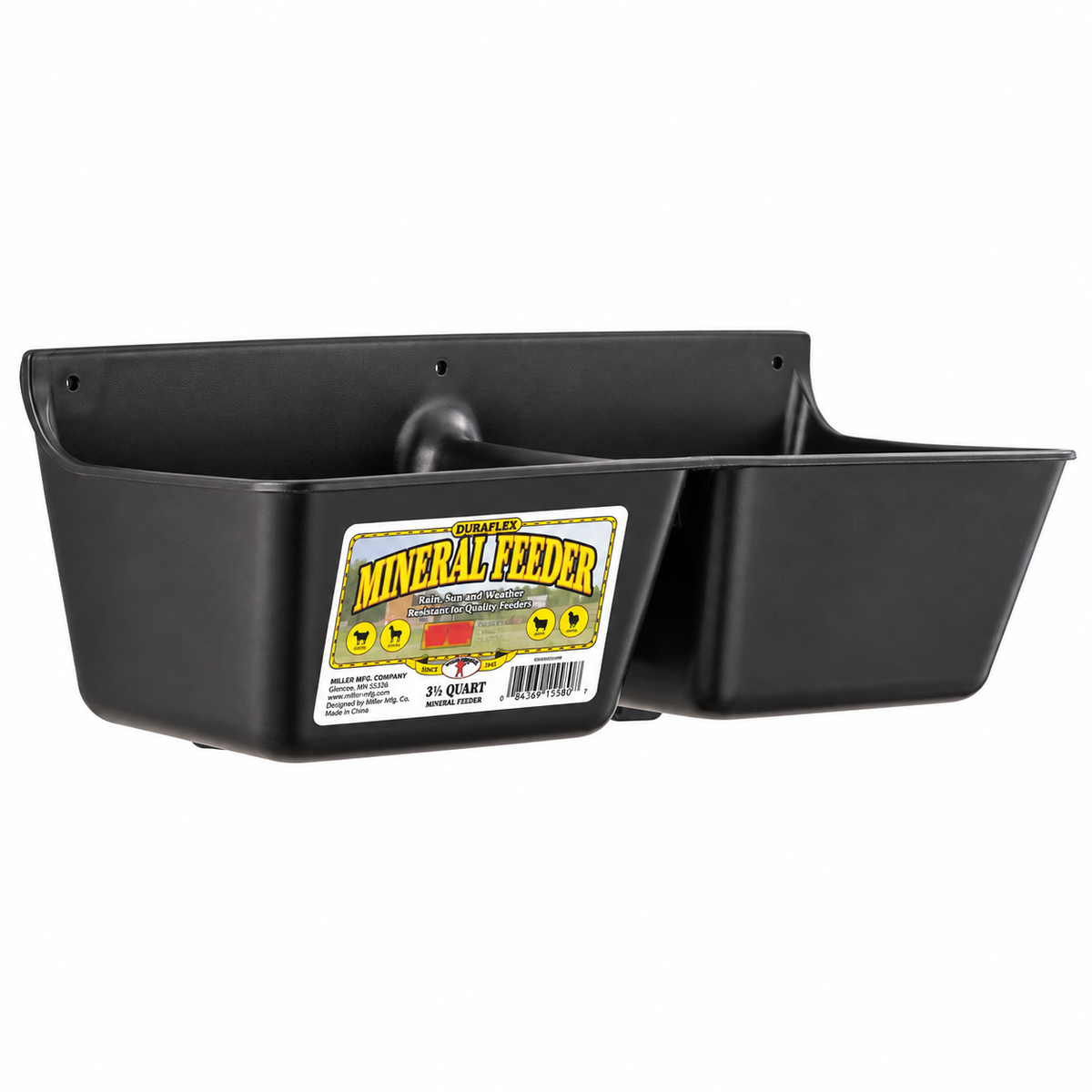 Little Giant 3.5 Quart Two Compartment Mineral Feeder MF35, part 14095662