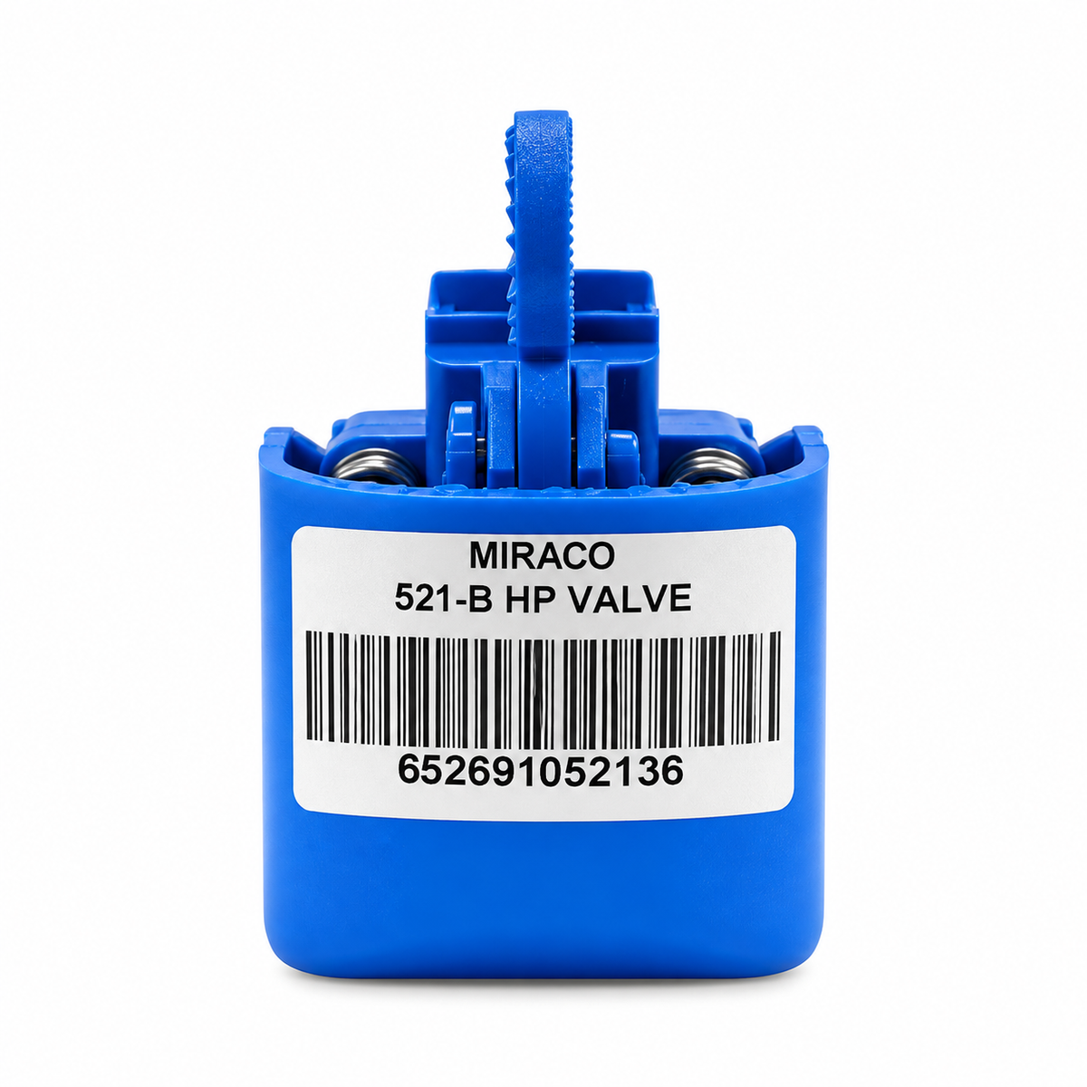 Miraco 521B blue high pressure valve, 40 to 80 PSI