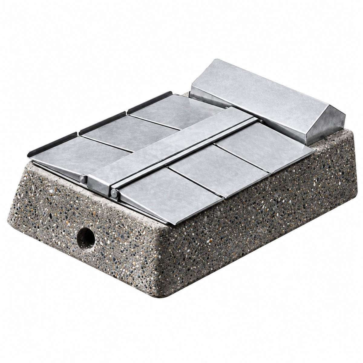 Petersen Big PETE #6 Hog Waterer 600-0059, concrete hog waterer with self flushing bowls