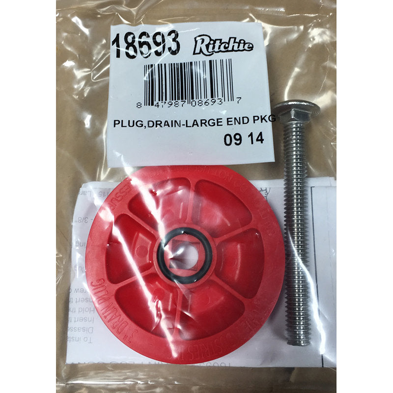 Ritchie Large end Drain plug package 18693, additional view 2