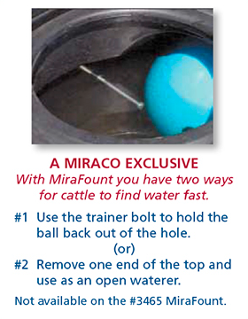 Miraco MiraFount 3345 Energy-Free Livestock Waterer - replacement part - additional view 1