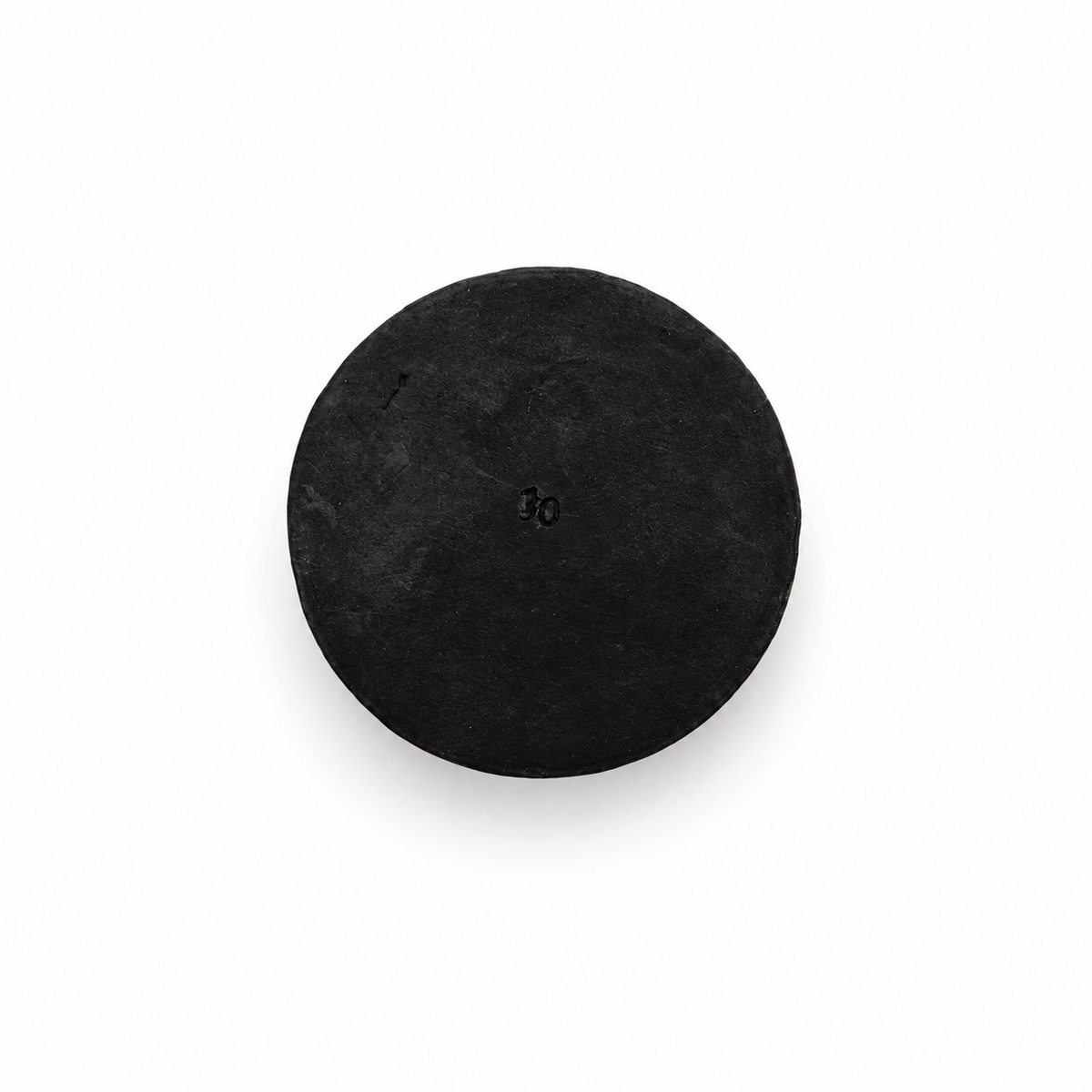 Hoskins 2 in. solid rubber waterer drain stopper, top view