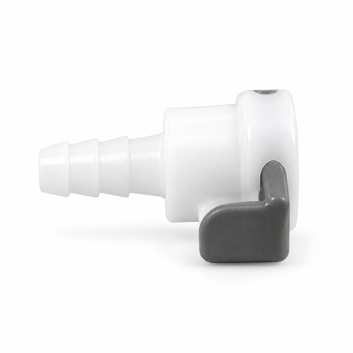 Smucker HBQM15 quarter inch female quick coupling hose barb for LandMark foam markers