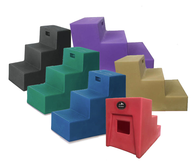 High Country Plastics 3 step, Mounting Step 22", part MS-22 - equine and livestock equipment