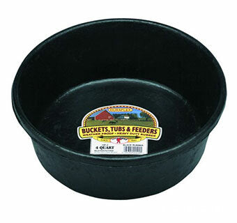 Little Giant DuraFlex Rubber Feed Pan - 4 Quarts -50 PACK, part 15649362 - 50