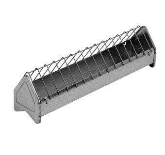 Little Giant Poultry Trough Feeder with Grate Galvanized Steel, part 21291272