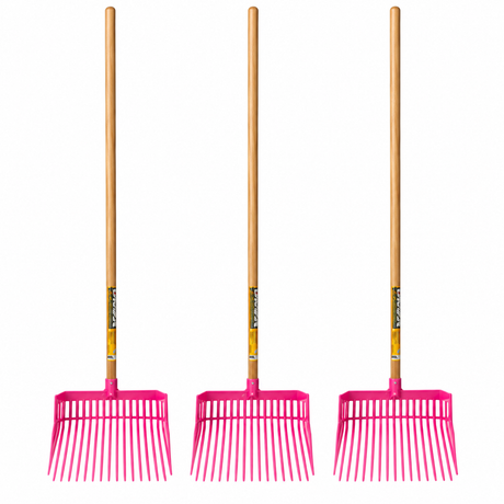 Little Giant plastic DuraFork bedding forks with hardwood handles, forks and barn tools at PeteCo Supply