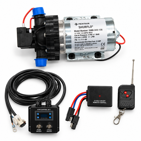 Smucker weed wiper pumps, power and controls