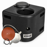 Miraco EquiFount 1100H heated corner mount single stall horse waterer in Black