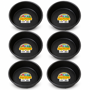 Little Giant DuraFlex Rubber Feed Pan - 8 Quarts, case of 6, part 11593572x6