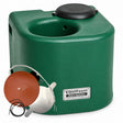 Miraco EquiFount 1200H heated flush mount single stall horse waterer in Green