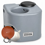 Miraco EquiFount 1200H heated flush mount single stall horse waterer in Grey