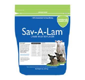Sav-a-lam Lamb Milk Replacer 8 LB Bag, part 13254152 - farm and livestock supply