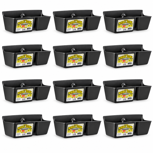 Little Giant 3.5 Quart Two Compartment Mineral Feeder MF35, case of 12, part 14095662x12