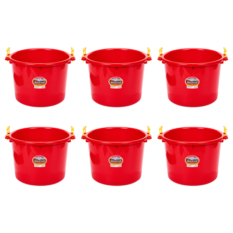 Little Giant 70 Quart Muck Tub - Red, case of 6, part 14513451x6