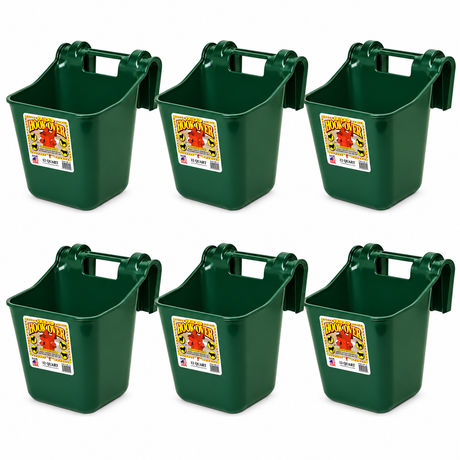Little Giant Hook Over Portable Feeder Green 12 Quart, case of 6, part 15559994x6