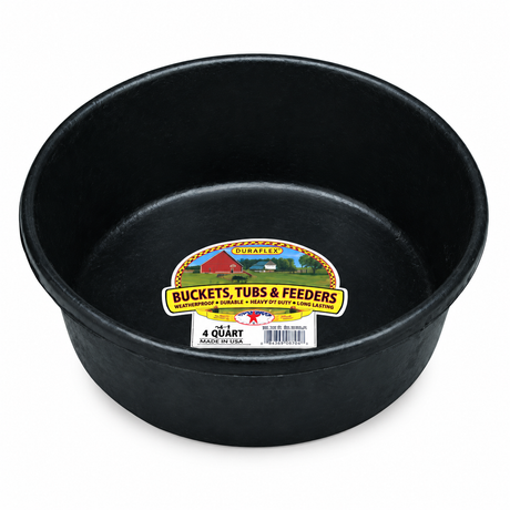 Little Giant DuraFlex 4 quart rubber feed pan