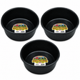 Little Giant DuraFlex 4 quart rubber feed pan, 3 pack
