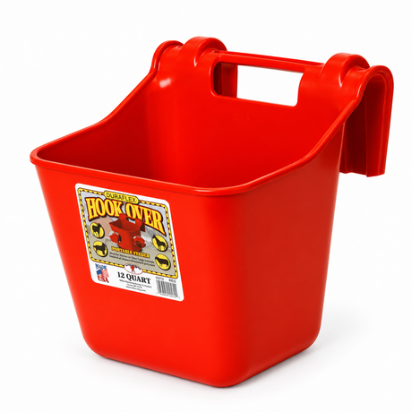 Little Giant Hook Over Portable Feeder Red - 12 Quart, part 15864321