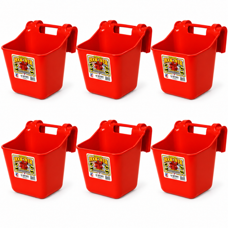 Little Giant Hook Over Portable Feeder Red 12 Quart, case of 6, part 15864321x6