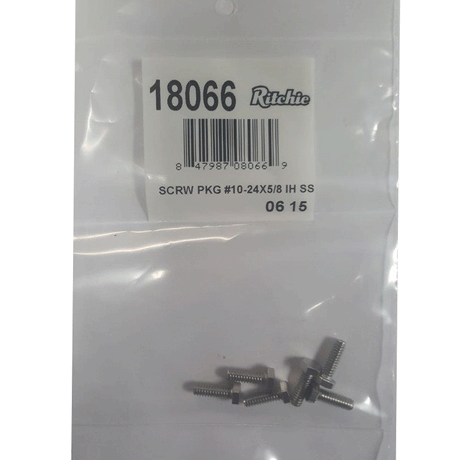 Ritchie Screw Package #10 - 24x5/8 SS - 6 per package #18066, additional view 2
