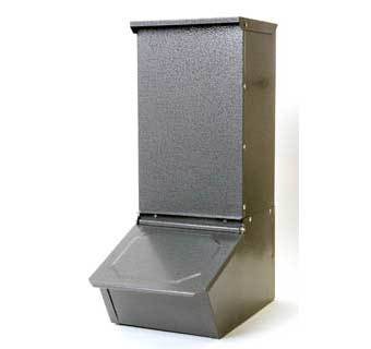 Single door hog feeder 50 lb capacity, part 17213589 - farm and livestock supply
