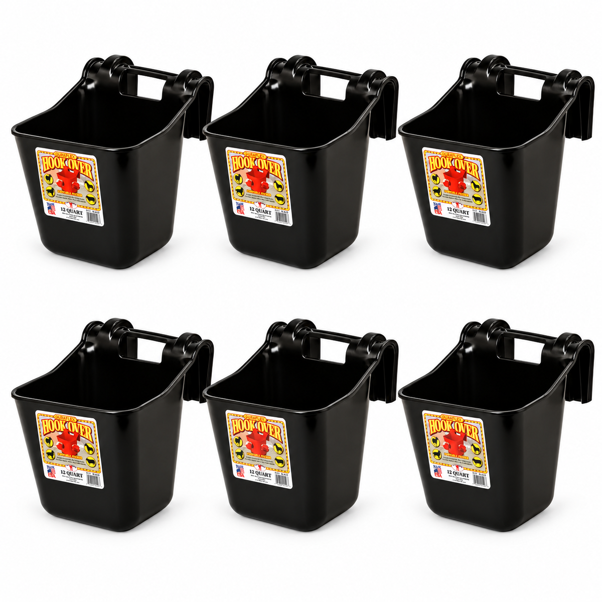 Little Giant Hook Over Portable Feeder Black 12 Quart, case of 6, part 17852140x6