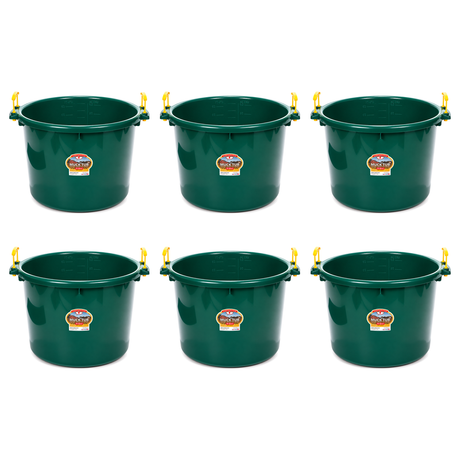 Little Giant 70 Quart Muck Tub - Green, case of 6, part 18755124x6