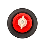 Red drain plug with white handle from the Ritchie 18852 CattleMaster drain kit