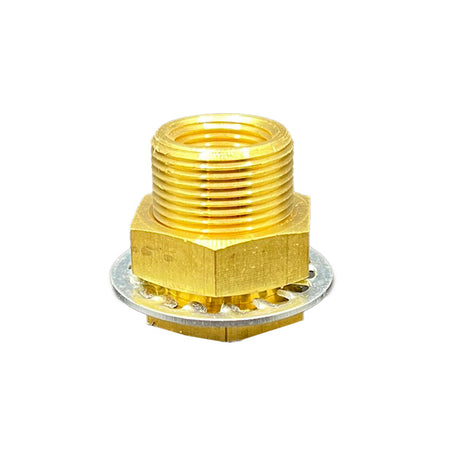 Miraco 191 Brass Bulkhead Fitting 1/2" — EquiFount Valve Replacement Part - additional view 2
