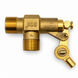 Hoskins 1 in. Bob valve, solid brass float valve with lever arm