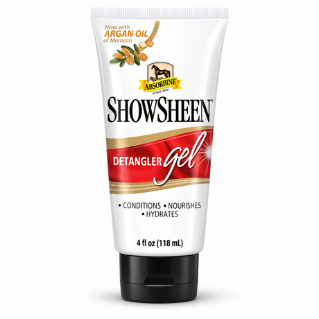 ShowSheen Detangler Gel 4 oz bottle with infuser applicator