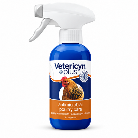 Vetericyn Plus Antimicrobial Poultry Care 8 ounce spray bottle, part 21267224