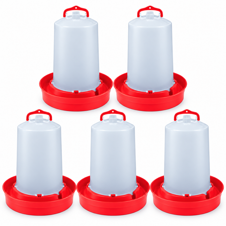 Little Giant Deep Base Poultry Waterer 3 Gallon DBW3 - 5 Pack, part 21284588x5