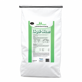 NutraStart Liqui-Wean Advanced Milk Replacer 25 lb bag for baby pigs, part number 21286350