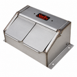 Smidley 9150152S half to two drink single sided stainless steel hog bar
