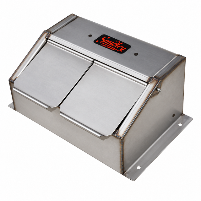Smidley 9150152S half to two drink single sided stainless steel hog bar