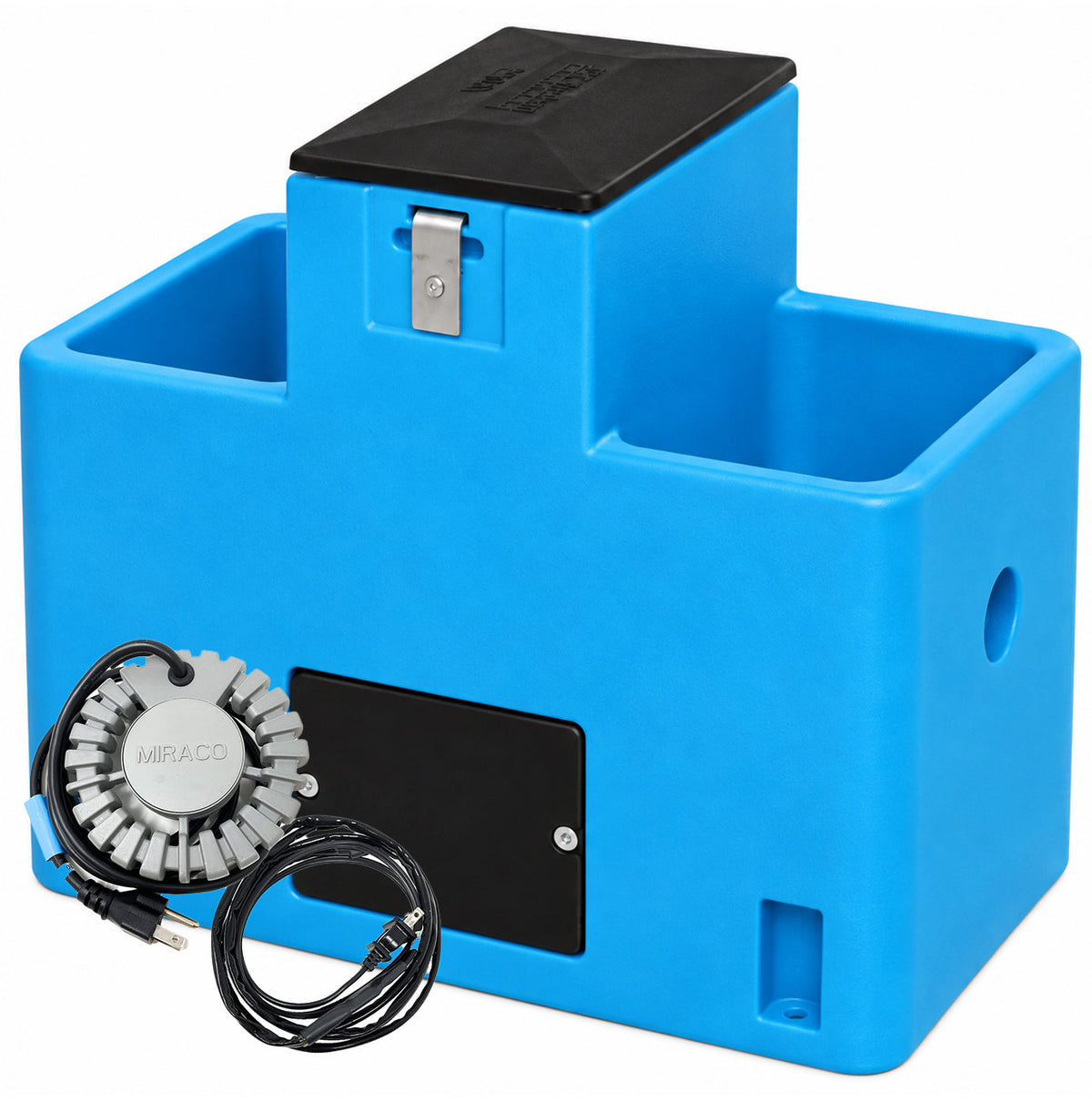 Miraco LilSpring Heated 2901 Two Trough Automatic Waterer Blue 2901blue
