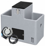 Miraco LilSpring Heated 2901 Two Trough Automatic Waterer Grey 2901grey