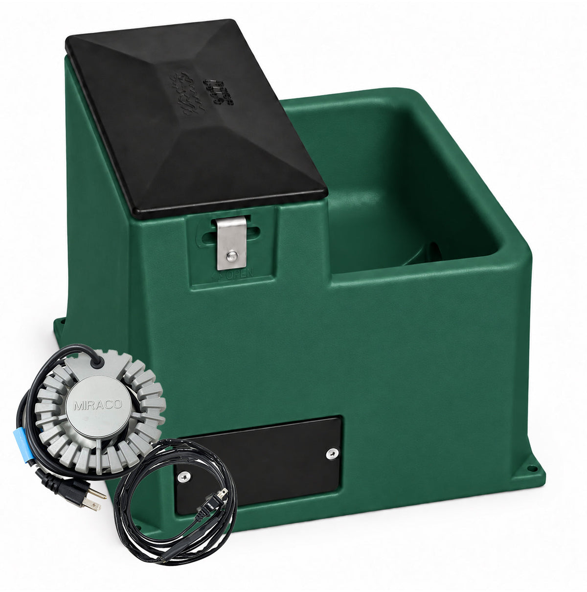 LilSpring 3001 Heated Miraco automatic waterers for small animals Green 3001green