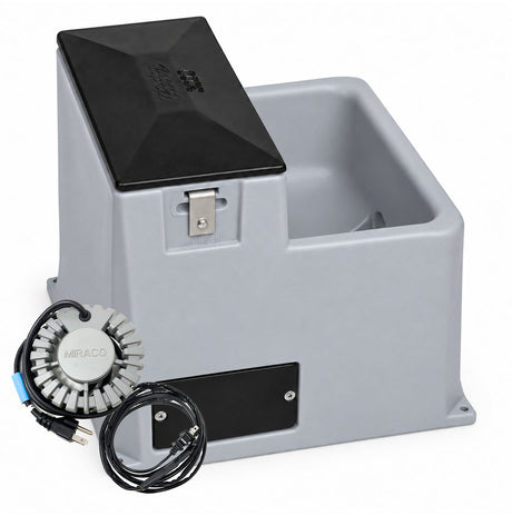 LilSpring 3001 Heated Miraco automatic waterers for small animals Grey 3001grey