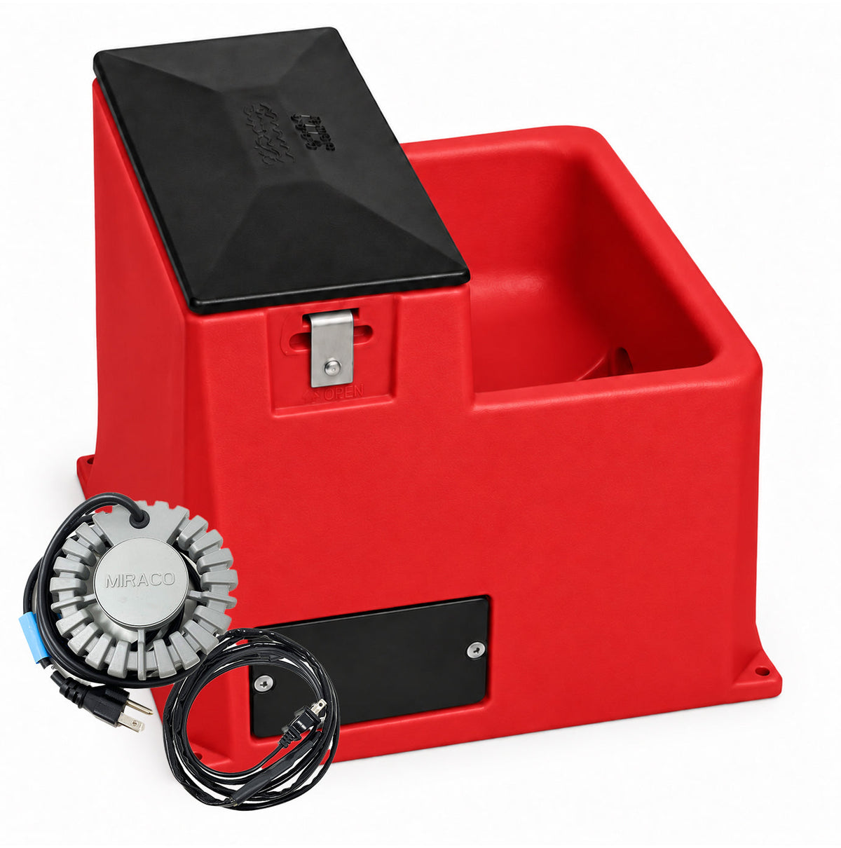 LilSpring 3001 Heated Miraco automatic waterers for small animals Red 3001red