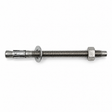 Miraco 958 anchor bolt, 3/8 by 5 inch stainless steel, with the stainless nut and washer that go with it for mounting a waterer to a concrete pad