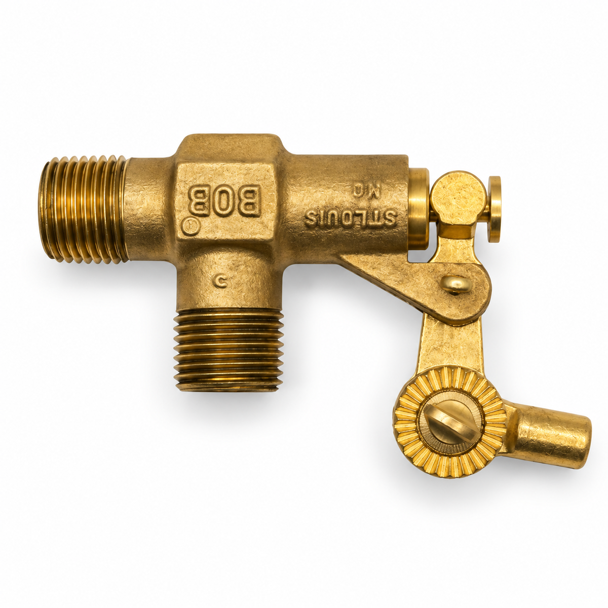 Hoskins 3/4 in. Bob valve, solid brass float valve with lever arm