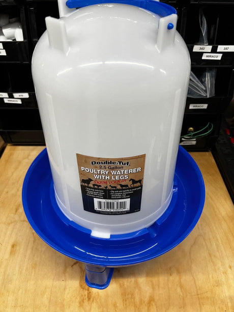 Double-Tuf Poultry Waterer W/Legs 2.5 GAL DT9878, part number 21284576 - additional view 1