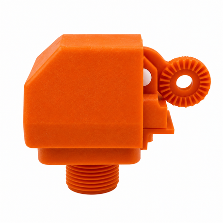 Franklin 3/4 inch valve 41613 beside the 1/2 inch valve 41612, showing the difference in orifice size
