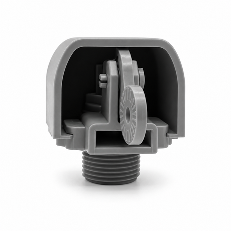 Miraco 521 grey high pressure valve, rear view