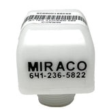 Miraco 682 gravity flow valve for low pressure, white Miraco housing