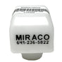 Miraco 682 gravity flow valve for low pressure, white Miraco housing
